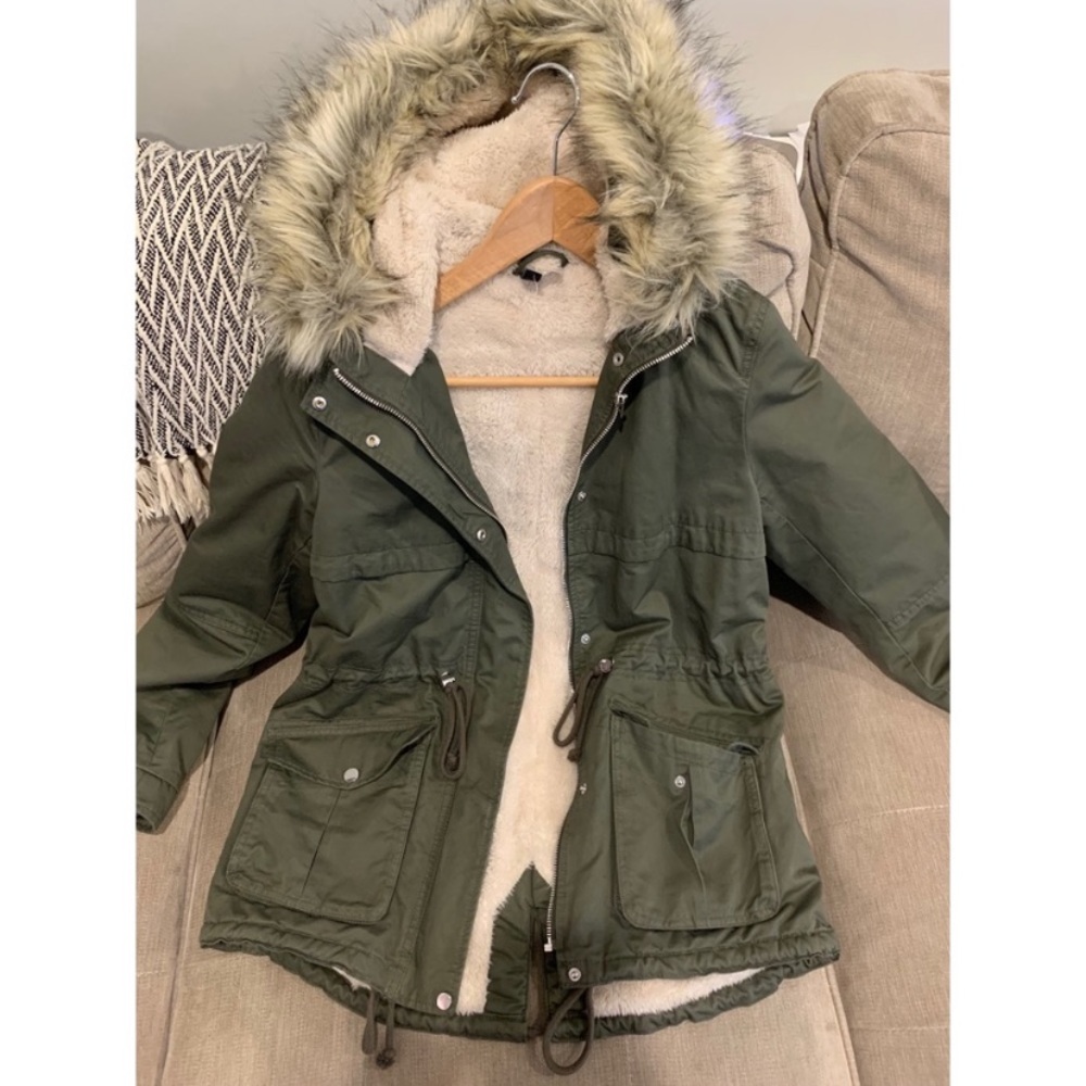 BRAND NEW Khaki Green Winter Parka
